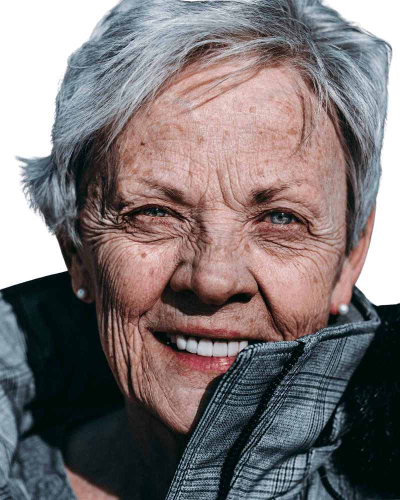 Foto Vrouw die glimlacht